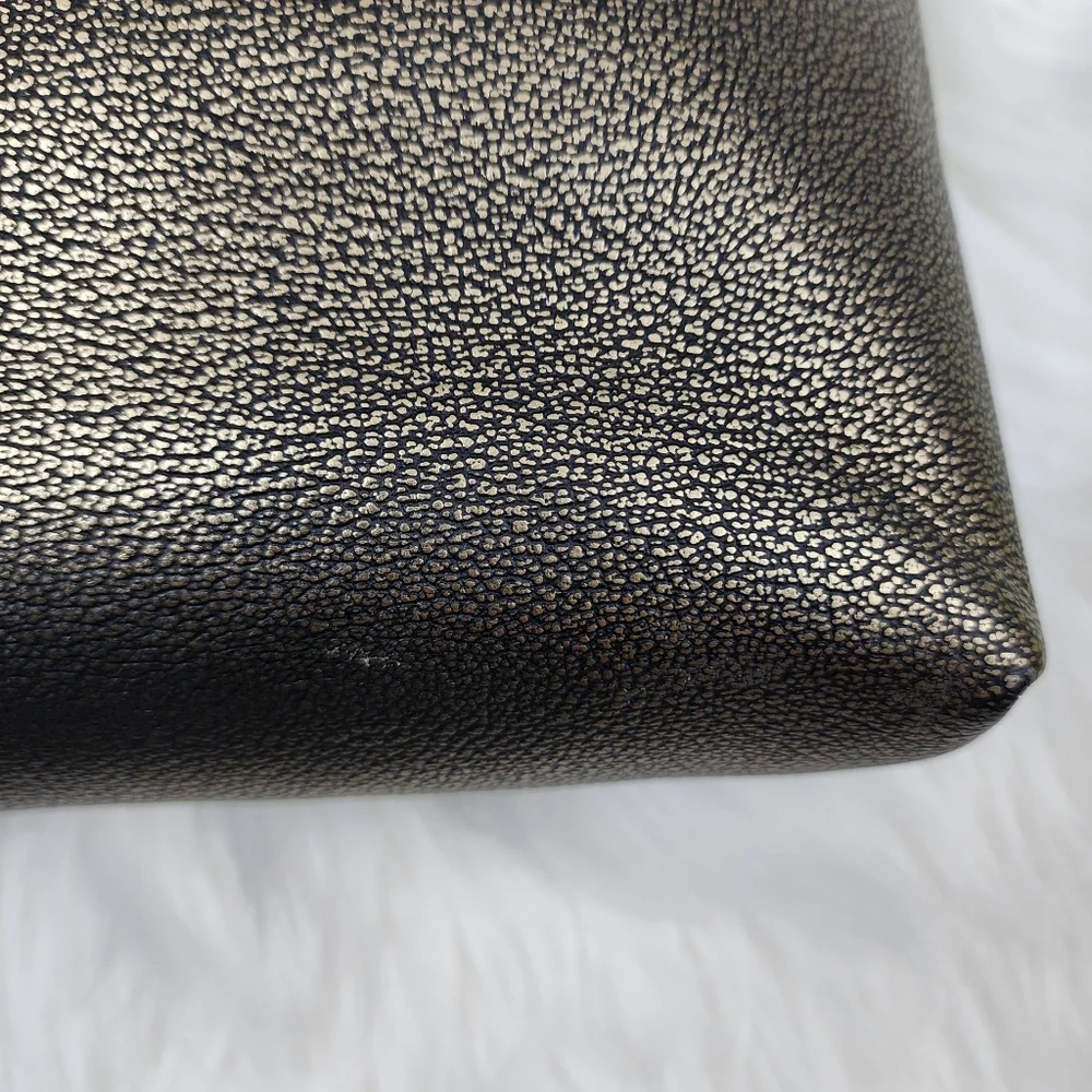 Coach Metallic Leather Turnlock Clutch Shoulder Bag - Picture 11 of 13